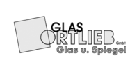 Logo der Firma Glas - Spiegel ORTLIEB aus München