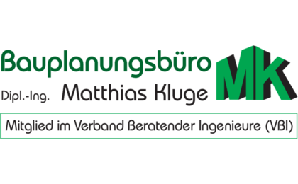 Logo der Firma Bauplanungsbüro Dipl.-Ing. Matthias Kluge aus Gröditz