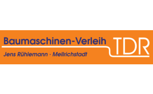 Logo der Firma TDR Baumaschinenverleih Jens Rühlemann aus Mellrichstadt