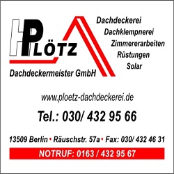 Logo der Firma H. Plötz Dachdeckermeister GmbH aus Berlin
