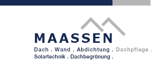 Logo der Firma Maassen | Dach - Wand - Abdichtung - Solartechnik aus Düsseldorf auf dem Branchenportal Dachdecker.com