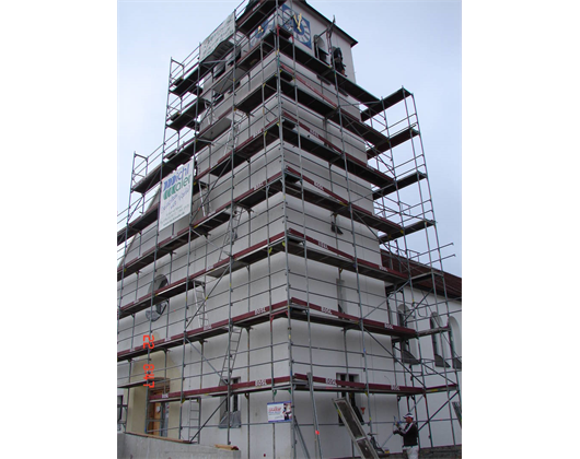 Beispielarbeit von Bösl Gerüstbau-Verleih - veröffentlicht auf Geruestbau.org