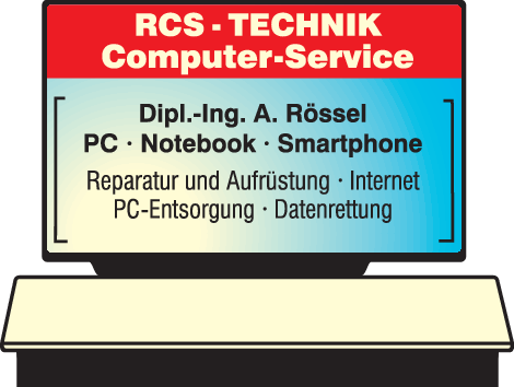 Logo der Firma RCS-Technik * Andre Rössel * Computer-Service aus Freiberg