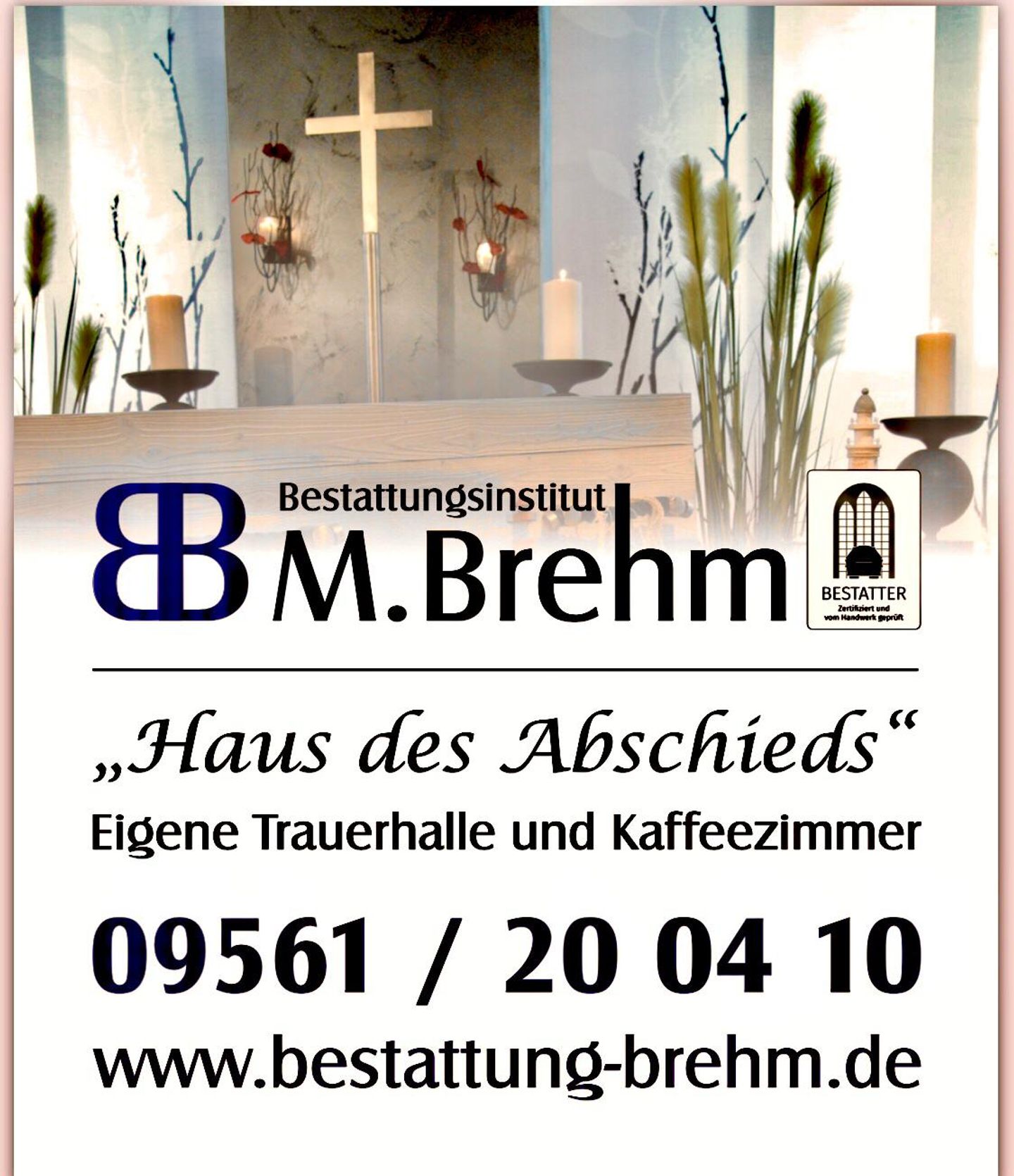 Logo der Firma Bestattungsinstitut M. Brehm, Inh. Jochen Gleißner aus Coburg