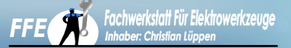 Logo der Firma FFE-Christian Lüppen Fachwerkstatt für Elektrowerkzeuge aus Bremen