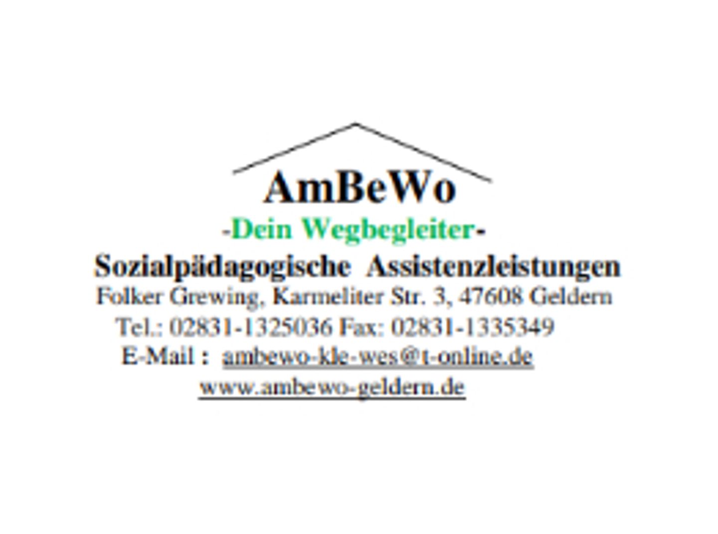 Logo der Firma Folker Grewing AmBeWo aus Geldern