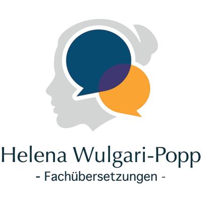 Logo der Firma Wulgari-Popp Helena, Beeidigte Übersetzerin & Dolmetscherin Griechisch und Englisch aus München