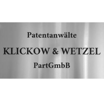 Logo der Firma Patentanwälte Klickow & Wetzel PartGmbB aus Hamburg