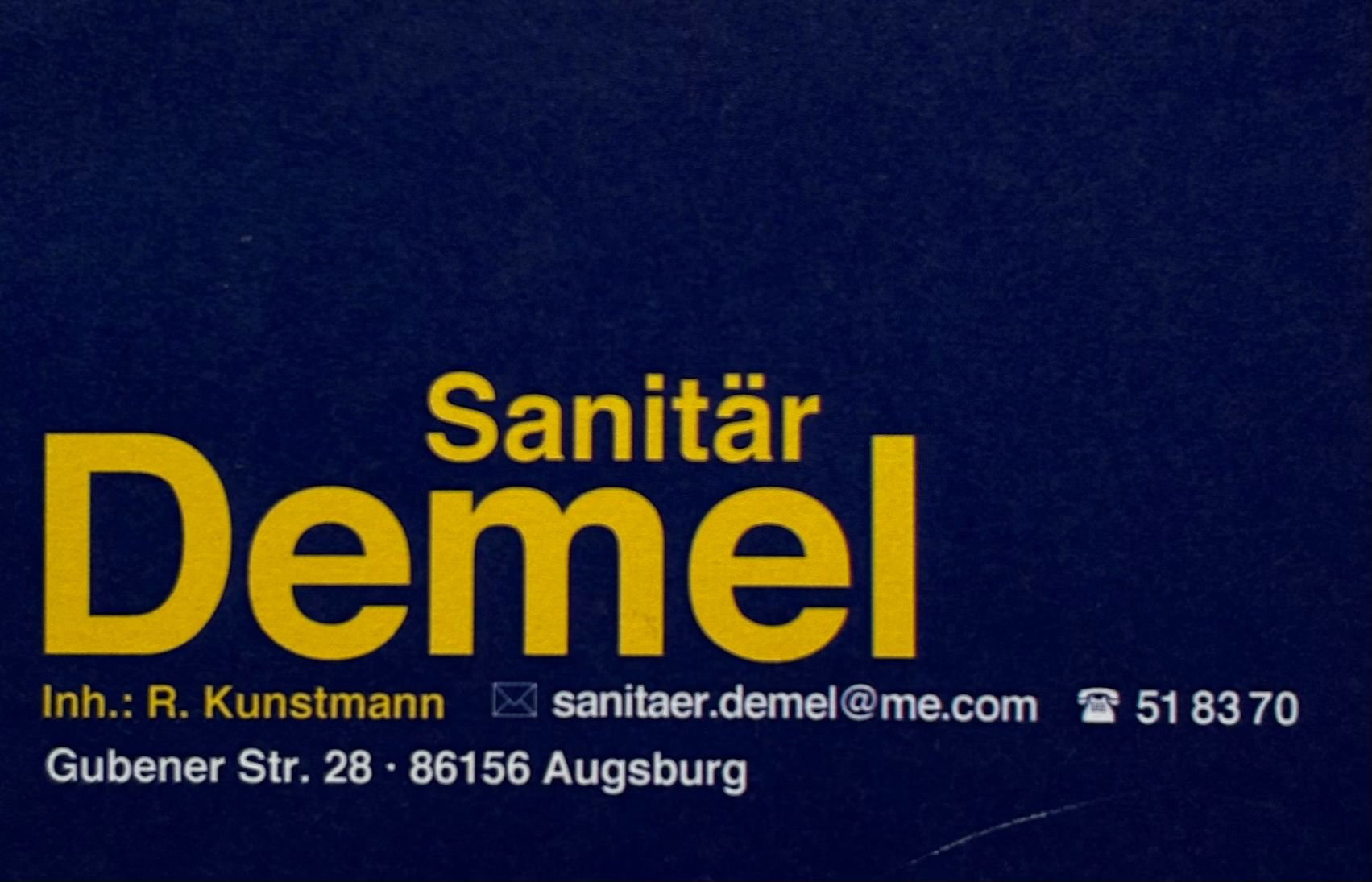 Logo der Firma Sanitär Demel aus Augsburg