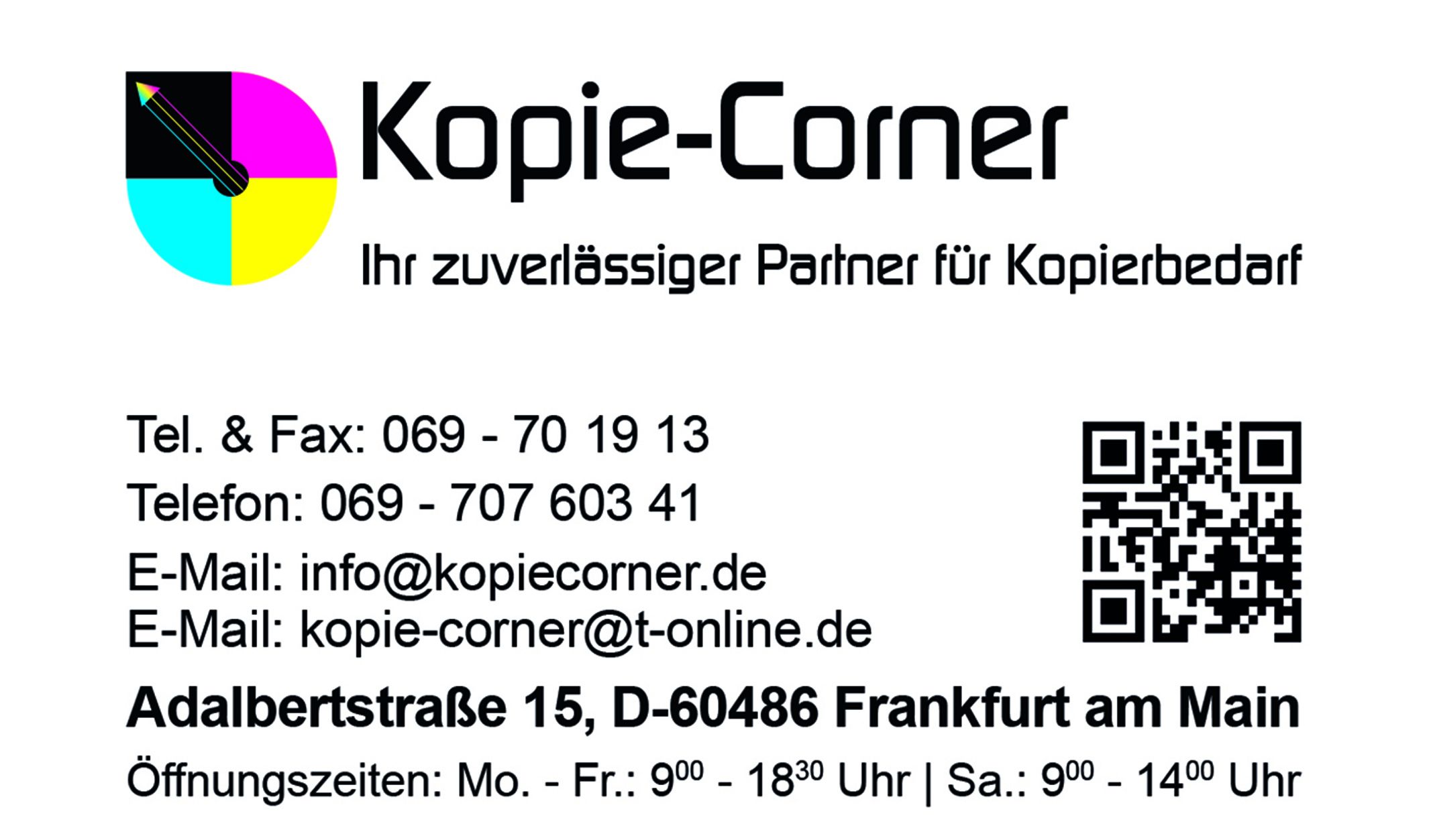 Logo der Firma Kopie-Corner Hosseini & Rasol Aminy GbR aus Frankfurt am Main