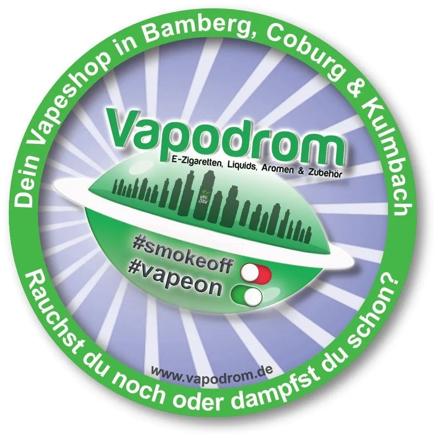 Logo der Firma Vapodrom Bamberg - E-Zigaretten, Liquids & Zubehör aus Hallstadt