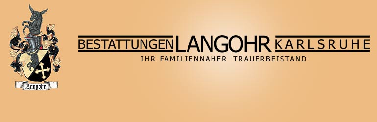 Logo der Firma Bestattungen Langohr aus Karlsruhe