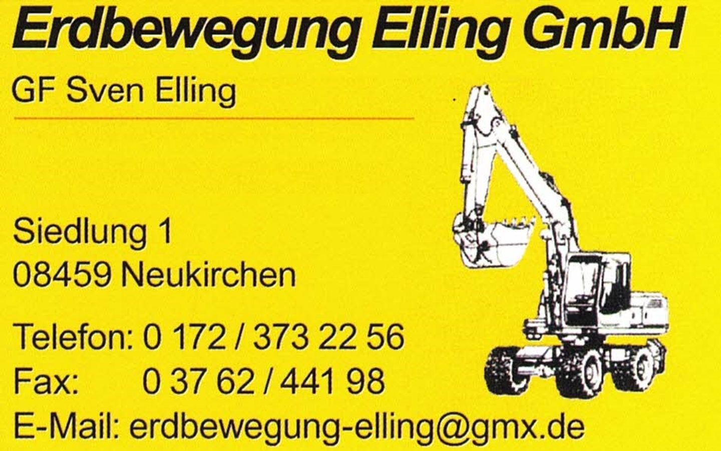 Logo der Firma Erdbewegung Elling GmbH aus Neukirchen