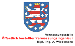 Logo der Firma Vermessungsstelle Wiedemann aus Gotha