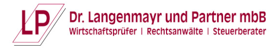 Logo der Firma Dr. Langenmayr und Partner mbB aus München