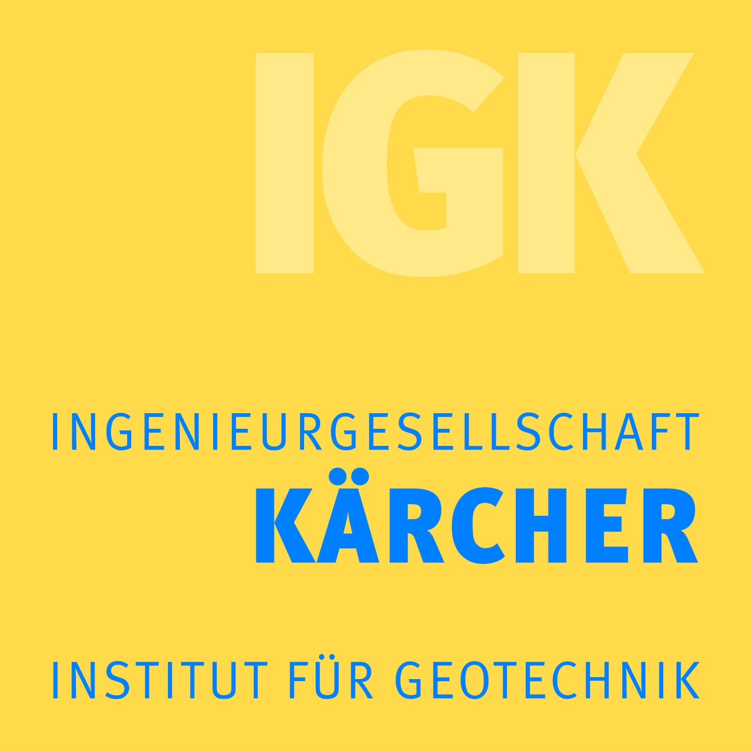Logo der Firma Ingenieurgesellschaft Kärcher mbH Institut für Geotechnik aus Weingarten (Baden)