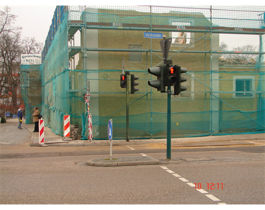 Beispielarbeit von Bösl Gerüstbau-Verleih - veröffentlicht auf Geruestbau.org