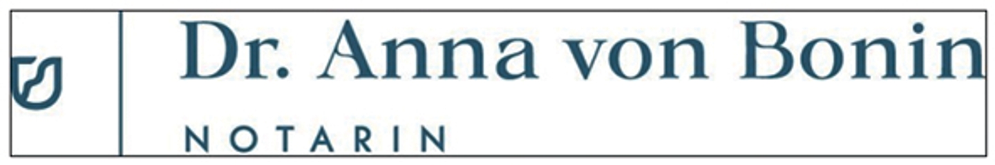 Logo der Firma Dr. Anna von Bonin Notarin aus Düsseldorf