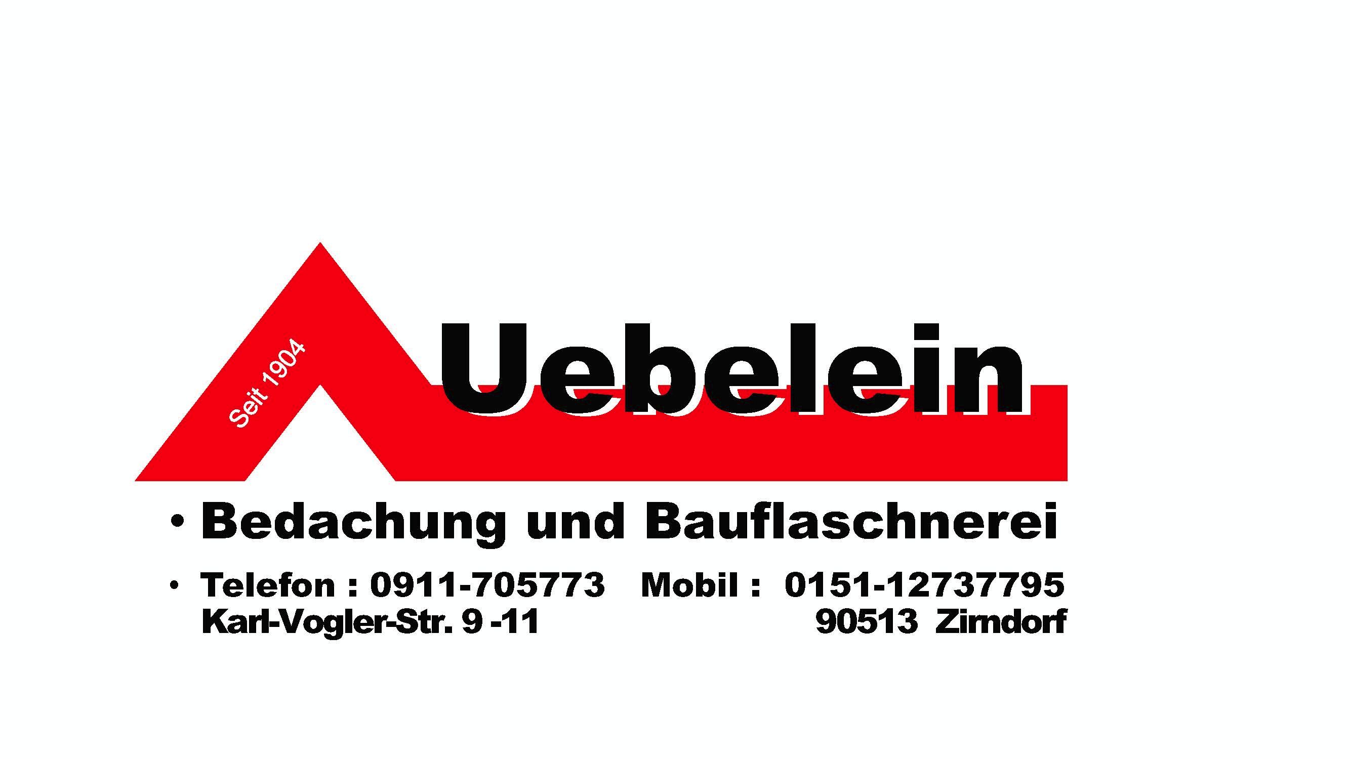 Logo der Firma Christian Uebelein Bedachungen und Bauflaschnerei aus Zirndorf