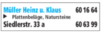 Logo der Firma Natursteine Mueller Heinz und Klaus GbR aus Zirndorf