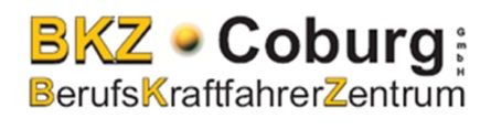 Logo der Firma BerufsKraftfahrerZentrum BKZ Coburg GmbH aus Coburg