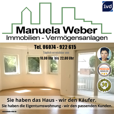 Logo der Firma Manuela Weber Immobilien-Vermögensanlagen aus Rödermark