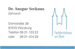 Logo der Firma Ansgar Dr. Secknus aus Würzburg