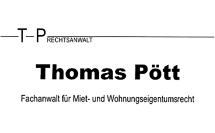 Logo der Firma Pött, Thomas Rechtsanwalt für Miet- u. Wohnungseigentumsrecht aus Mülheim an der Ruhr