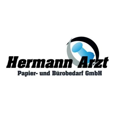 Logo der Firma Hermann Arzt Papier- u. Bürobedarf GmbH aus München