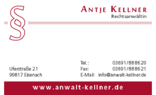 Logo der Firma Kellner, Antje Rechtsanwältin aus Eisenach