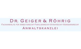 Logo der Firma Dr. Geiger u. Röhrig Anwaltskanzlei aus Garmisch-Partenkirchen