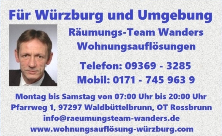 Logo der Firma Räumungs-Team Wanders Wohnungsauflösungen aus Waldbüttelbrunn