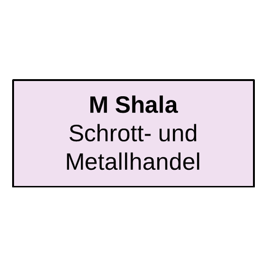 Logo der Firma M Shala Schrott- und Metallhandel aus Offenburg