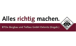 Logo der Firma BTOe Bergbau und Tiefbau GmbH Oelsnitz (Erzgeb.) aus Oelsnitz auf dem Branchenportal Bauunternehmen.org