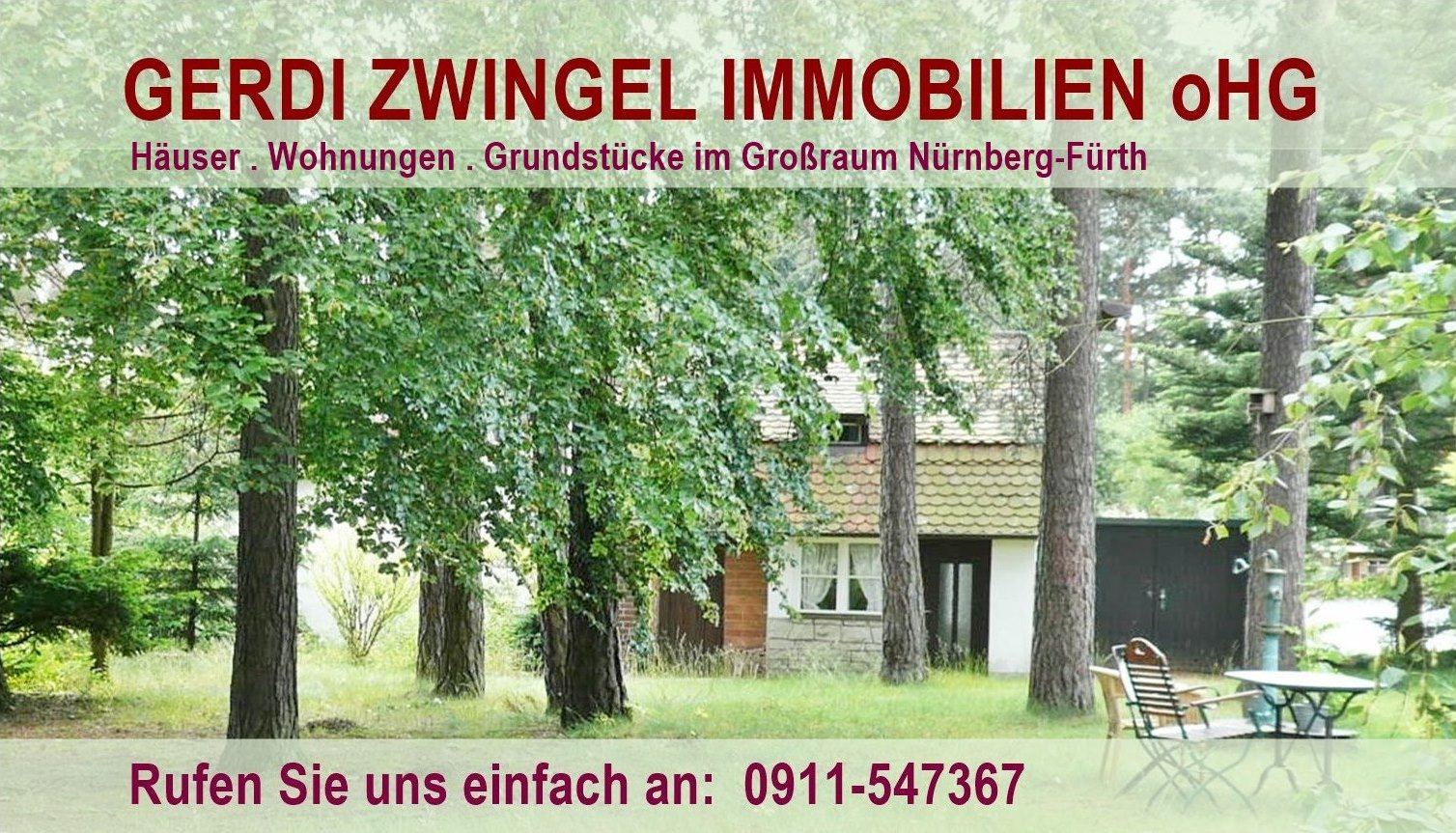 Logo der Firma Gerdi Zwingel Immobilien oHG aus Nürnberg