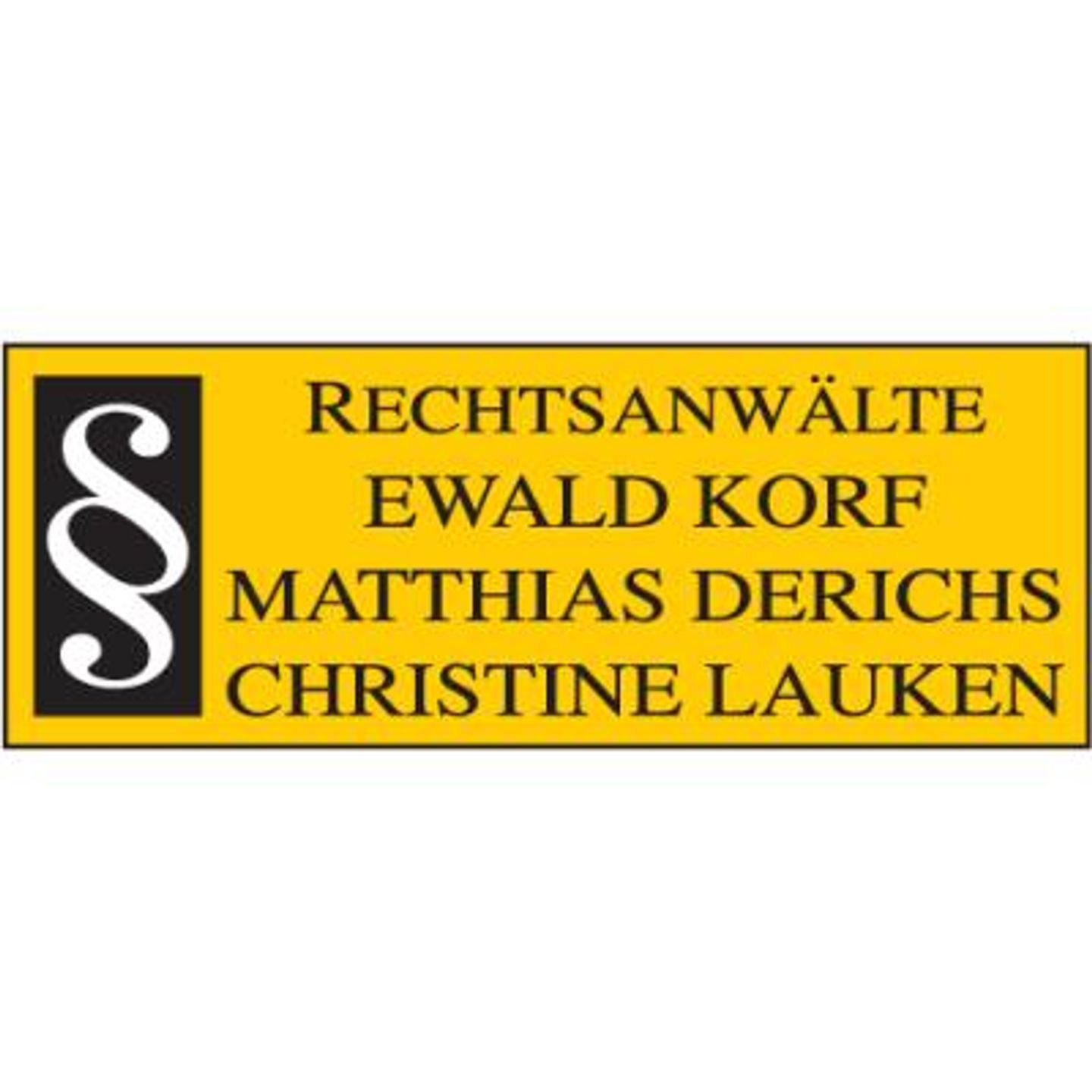 Logo der Firma Rechtsanwälte - Korf - Derichs - Lauken aus Krefeld