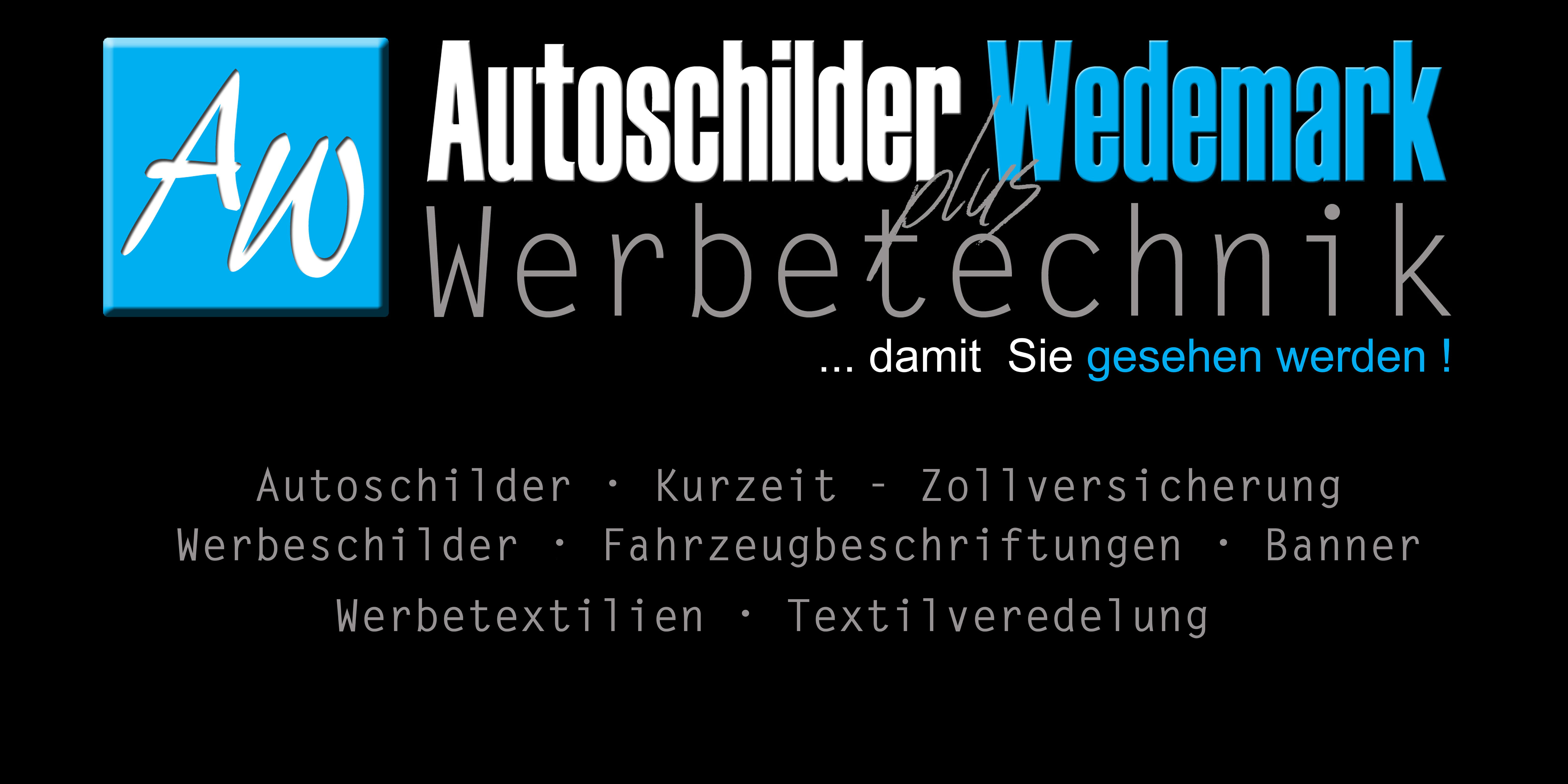 Logo der Firma Autoschilder Wedemark plus Werbetechnik aus Wedemark