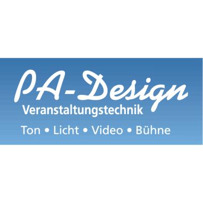Logo der Firma PA-Design Veranstaltungstechnik GmbH & Co.KG aus Coburg