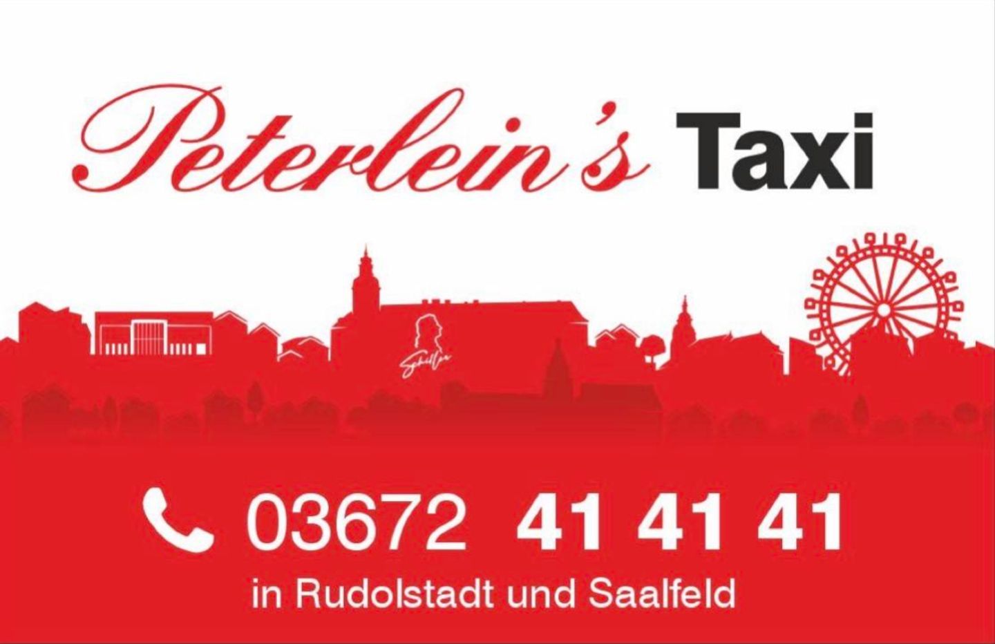 Logo der Firma Peterlein's Taxi Martin Peterlein aus Rudolstadt