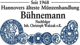 Logo der Firma Münzenhandlung Bühnemann Nachf. Inh. Christoph Walczak e.K. aus Hannover