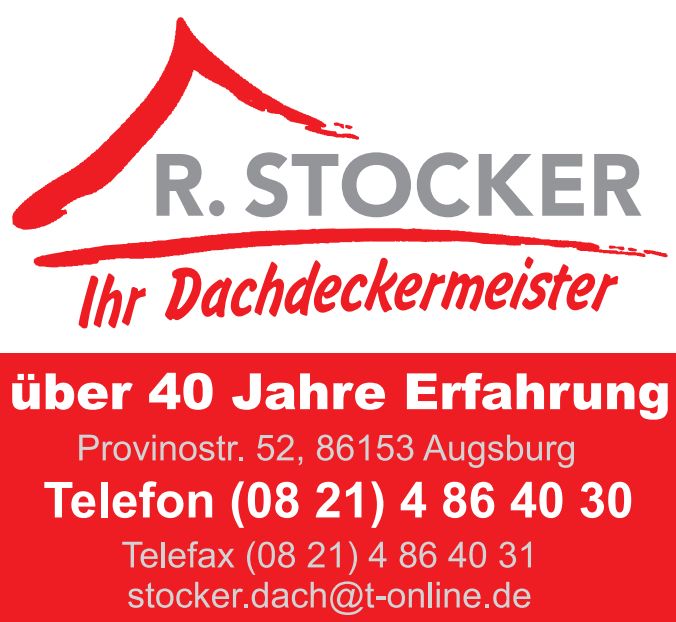 Logo der Firma Ralf Stocker Dachdeckerei Gmbh aus Augsburg