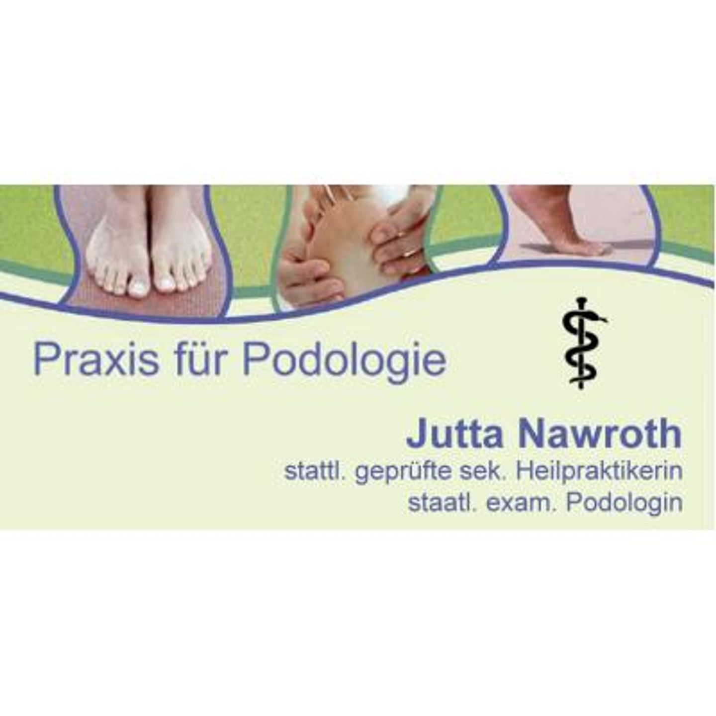 Logo der Firma Jutta Nawroth Praxis für Podologie aus Amberg