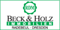 Logo der Firma Beck & Holz Immobilien GmbH aus Radebeul