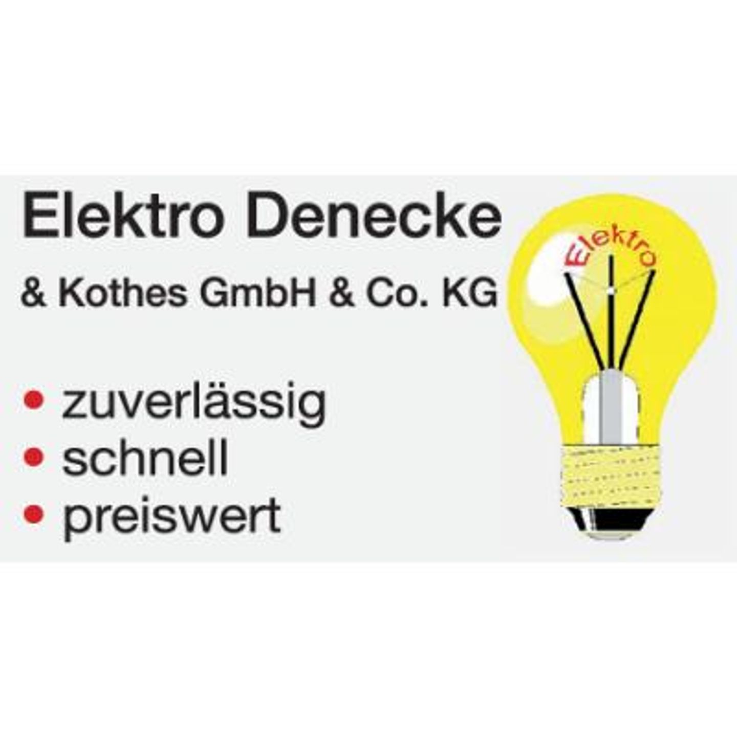 Logo der Firma Elektro Denecke und Kothes GmbH & Co. KG aus Solingen