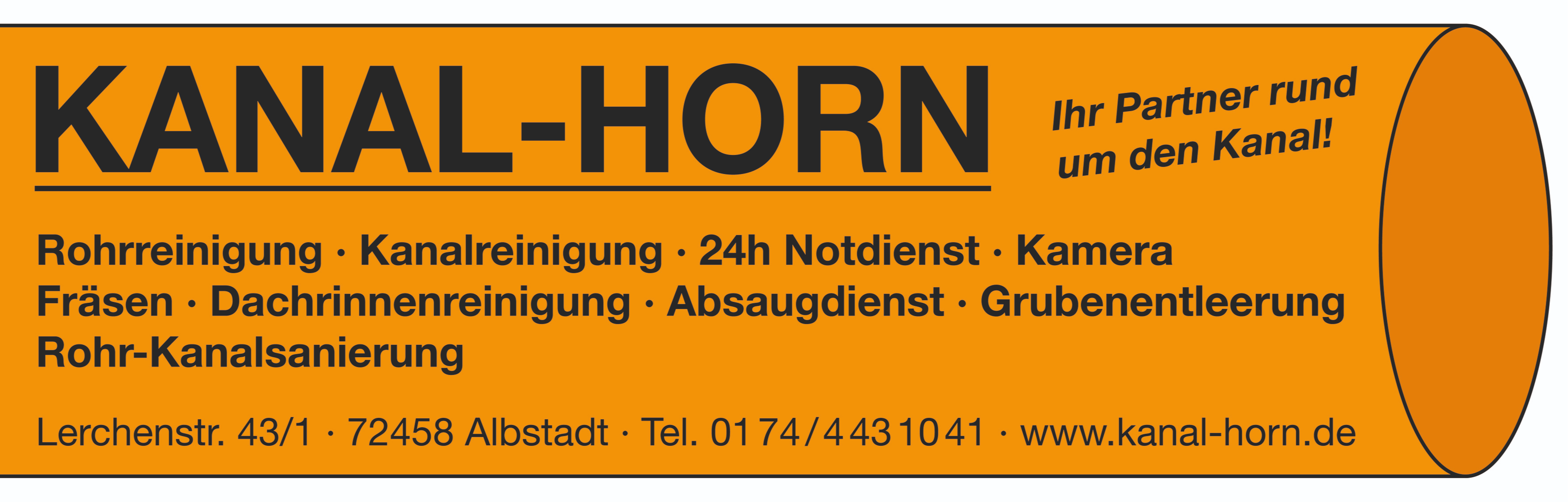 Logo der Firma Rohrreinigung Kanal-Horn aus Albstadt
