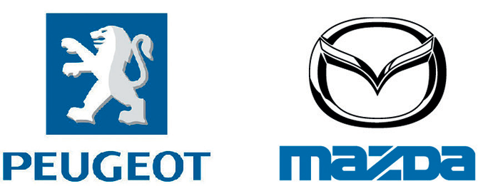 Logo der Firma Automobile Weberpals GmbH, Mazda, Peugeot aus Coburg