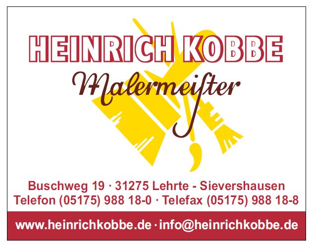 Logo der Firma Hans-Heinrich Kobbe Malermeister aus Lehrte
