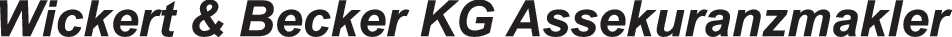 Logo der Firma Wickert & Becker KG Assekuranzmakler aus Düsseldorf