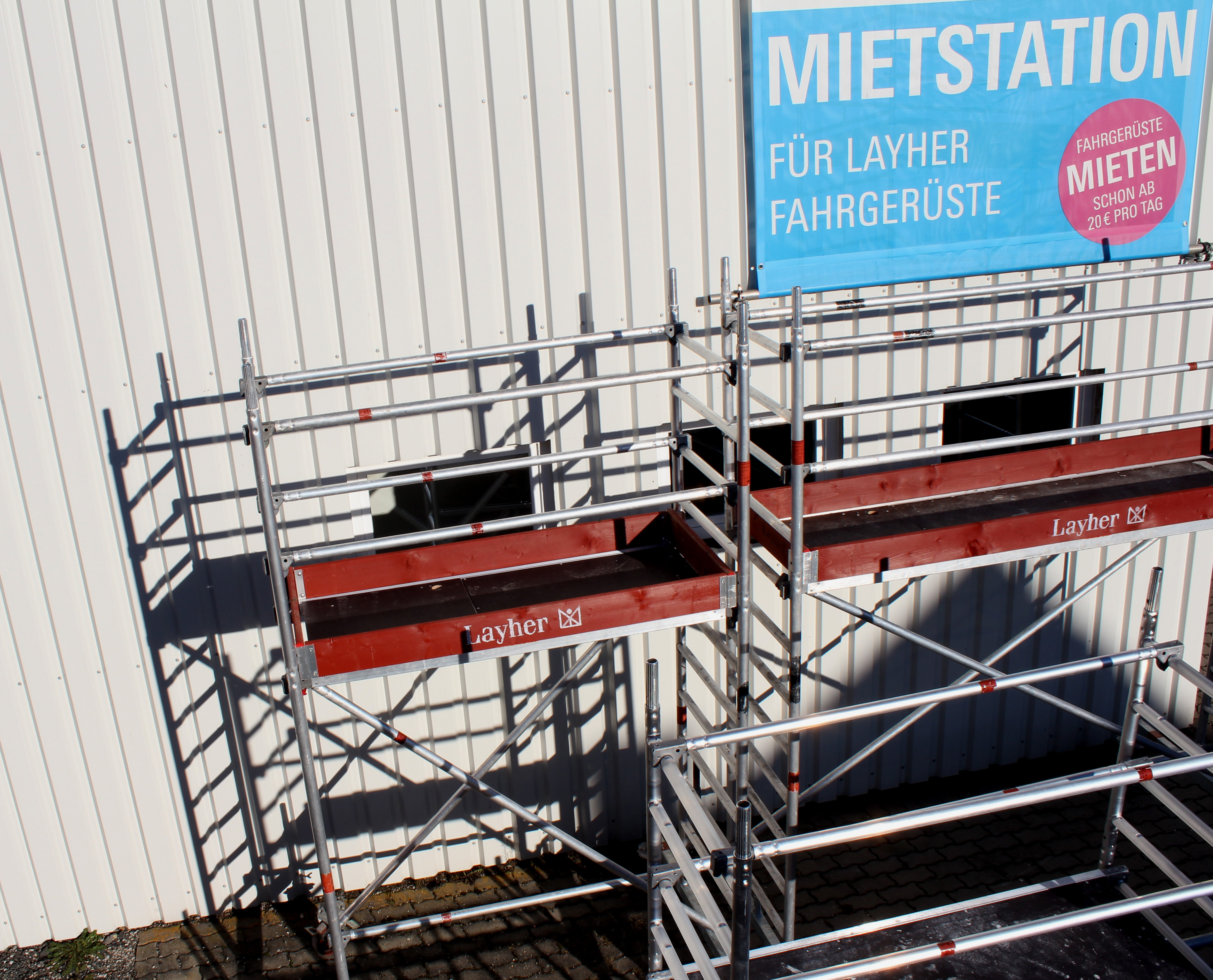 Beispielarbeit von Gerüstbau Helmut Kirsch - veröffentlicht auf Geruestbau.org