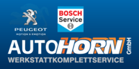 Logo der Firma Auto-Horn GmbH Peugeot und Bosch Dienst aus Chemnitz